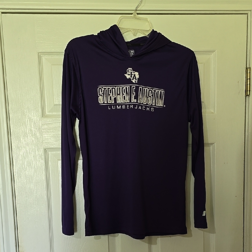 Russell Athletics Stephen F. Austin Lumberjacks Purple Hoodie - Womens XL
